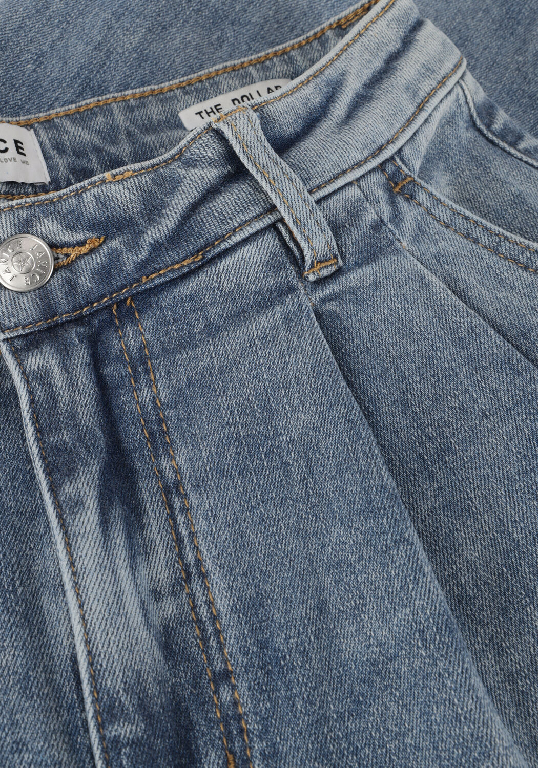 Blauwe JANICE Wide jeans JEANS WIJDE PIJP DAMES DOLLAR - large