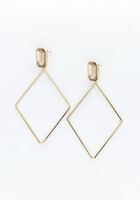 NOTRE-V Boucles d'oreilles X FLORINE Doré - medium