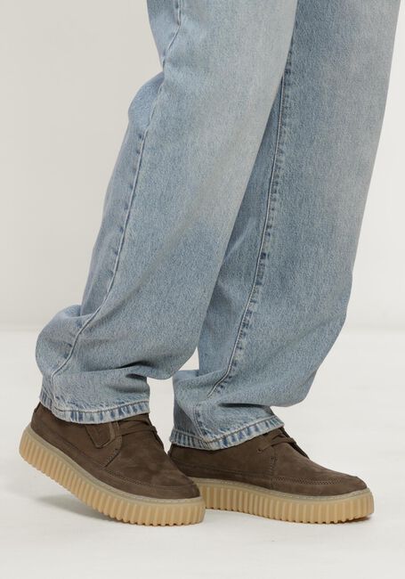Groene CLARKS ORIGINALS Veterschoenen TORHILL LACE HI - large