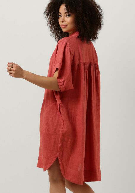 BY-BAR Mini robe AMBER LINEN DRESS en rose - large