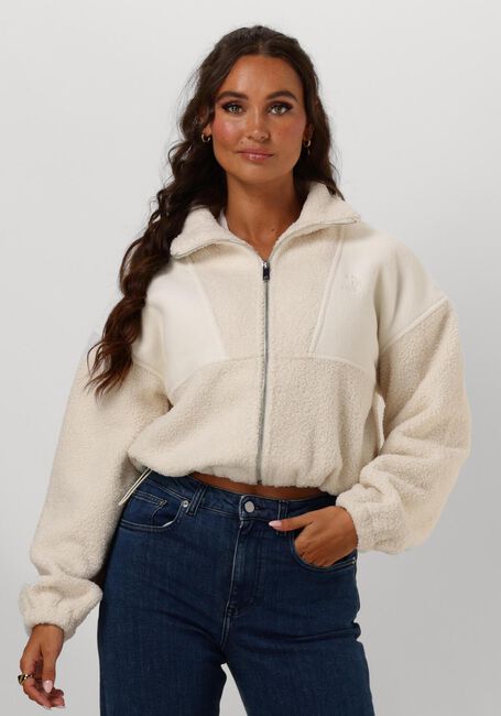 ANOTHER LABEL Manteau Teddy JENNIFER JACKET Crème - large
