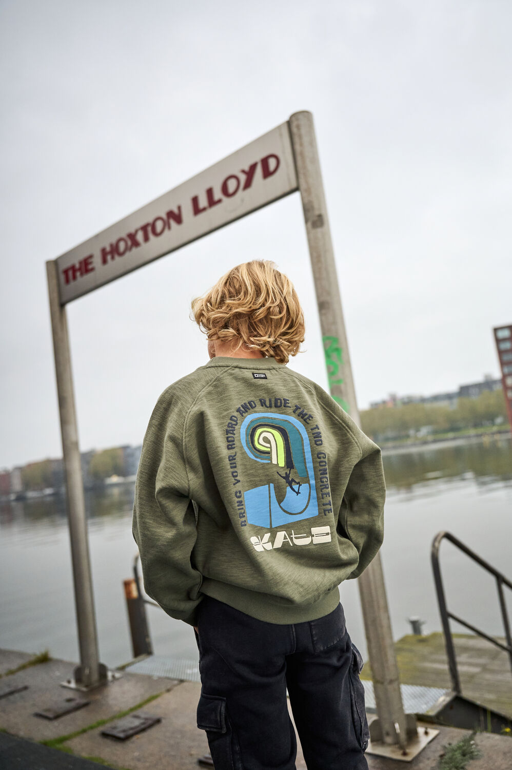 Olijf TUMBLE 'N DRY Sweater HALFPIPE - large