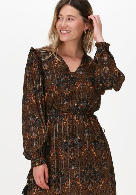 MKT STUDIO Robe midi RAKELA en marron - large