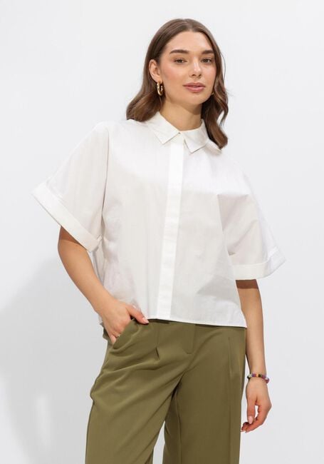 Gebroken wit ANOTHER LABEL  ALLUCA SHIRT S/S - large