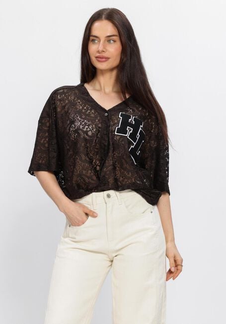 Bruine HAUTE L'AMITI&Eacute; Top COURT LACE TEE - large