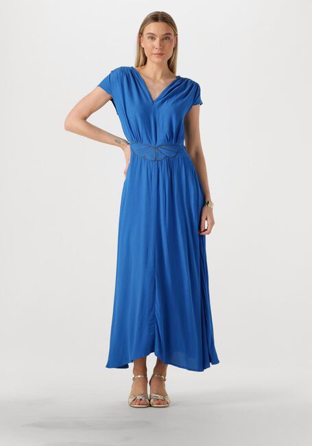 LOUIZON Robe maxi FAYENCE en bleu - large
