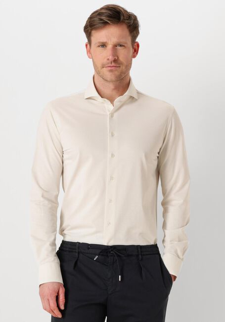 PROFUOMO Chemise classique SHIRT X-CUTAWAY JAPANESE KNITTED Écru - large