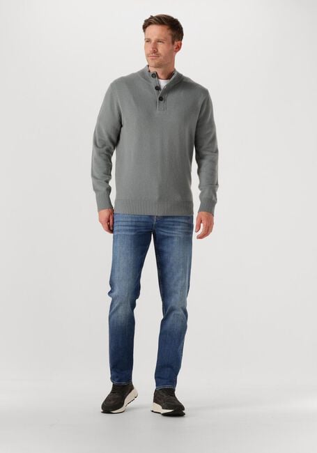 Grijze STEFANO LAURAN Trui HALF ZIP - large
