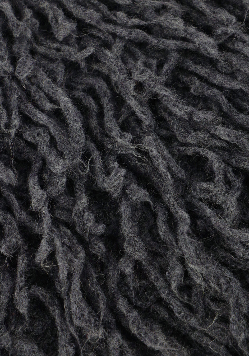 Donkergrijze EDITED Trui BO ALPACA WOOL JUMPER (GRS) - large