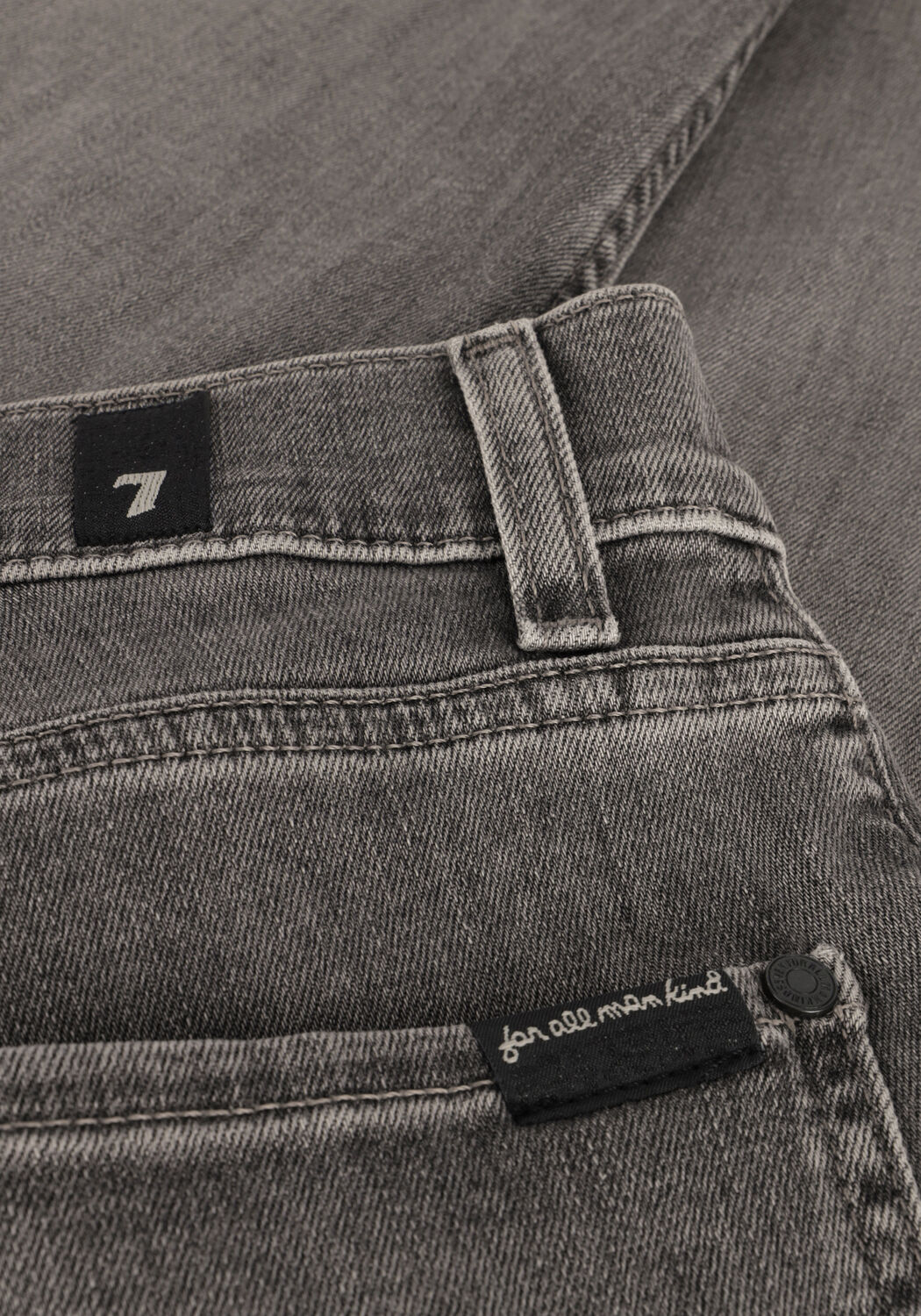 Grijze 7 FOR ALL MANKIND Slim fit jeans SLIMMY TAPERED LUXE PERFORMANCE ECO STONE - large