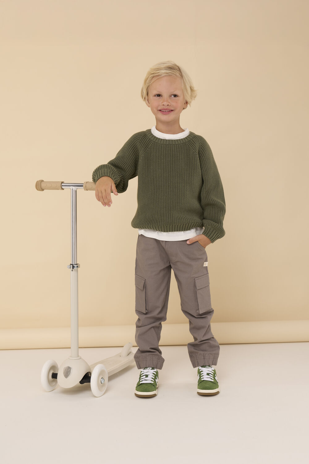 Olijf TON & TON Trui TON - large