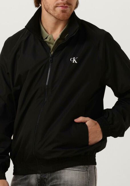 Zwarte CALVIN KLEIN Jack UNPADDED HARRINGTON JACKET - large