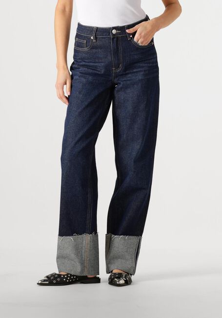 Y.A.S. Straight leg jeans YASMARIA HMW JEANS S. Bleu foncé - large