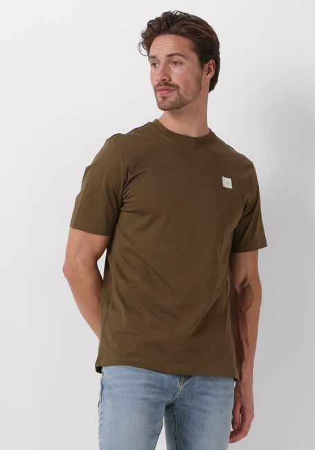 SCOTCH & SODA T-shirt ESSENTIAL LOGO BADGE T-SHIRT en vert - large