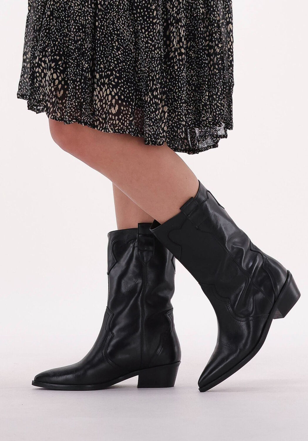 NOTRE-V Santiags 05-264 en noir - large