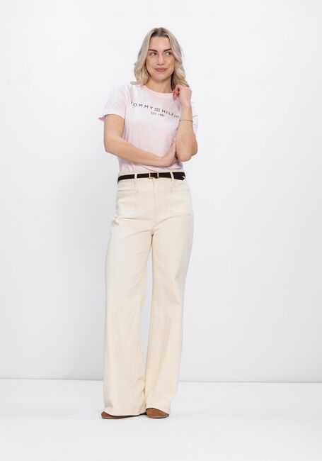 Lichtroze TOMMY HILFIGER T-shirt REG CORP LOGO - large