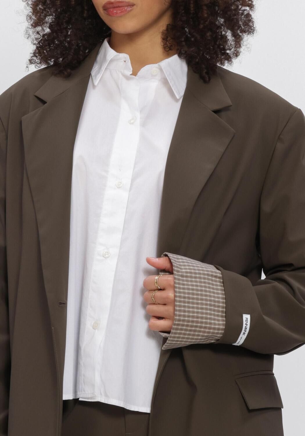 PENN & INK Blazer W26N1771 Kaki - large