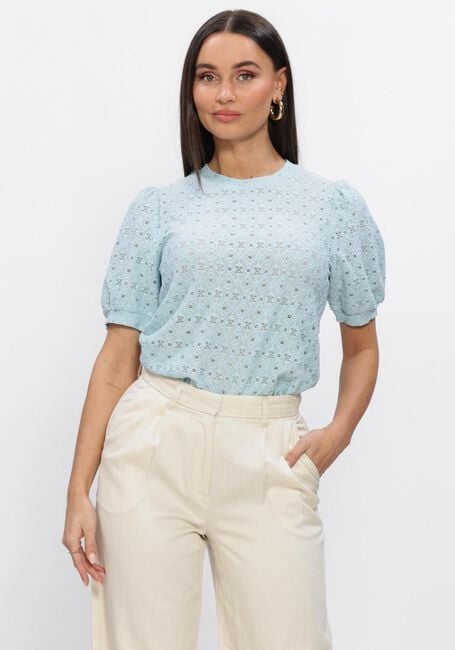 OBJECT Haut OBJLAILA S/S RE TOP10 Bleu clair - large