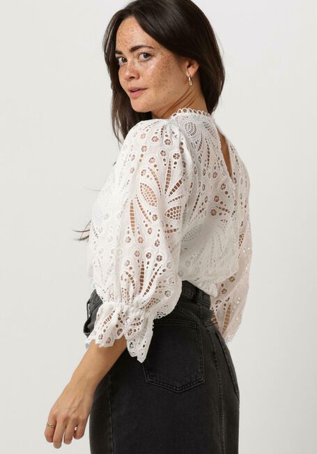 NEO NOIR Blouse ADELA EMBROIDERY BLOUSE Blanc - large