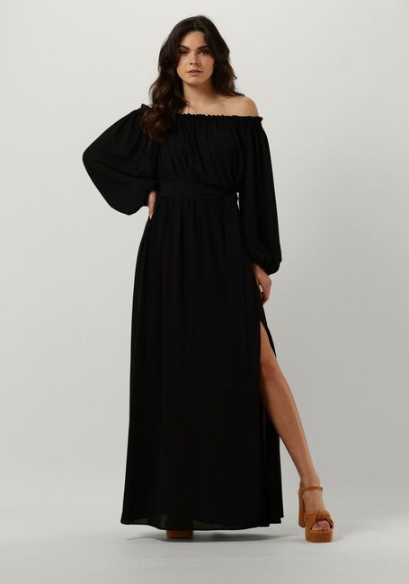 Zwarte ACCESS Maxi jurk OFF-THE-SHOULDERS MAXI DRESS - large