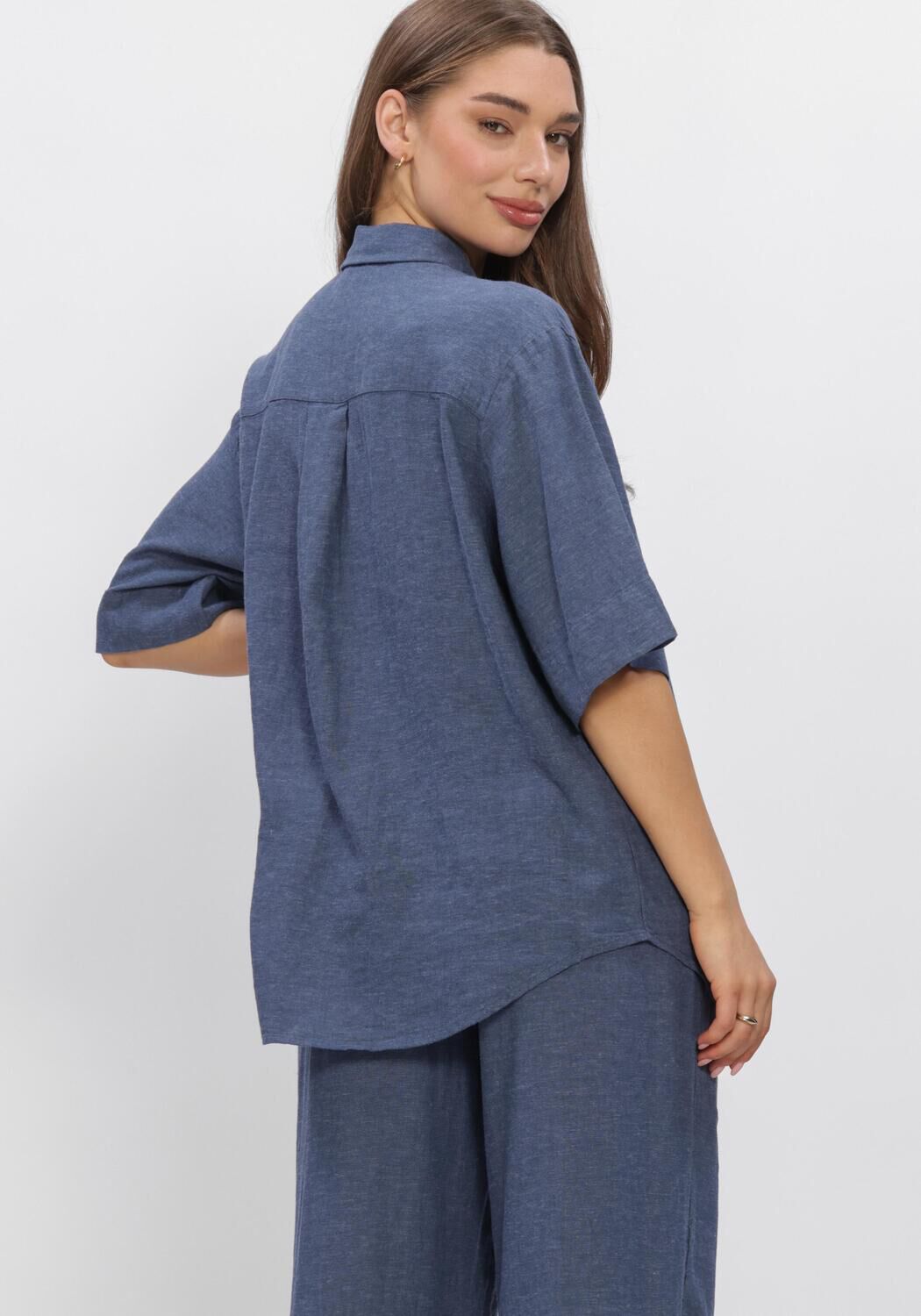 MSCH COPENHAGEN MSCHVIANA GINIA 3/4 SHIRT Blouses en bleu - large