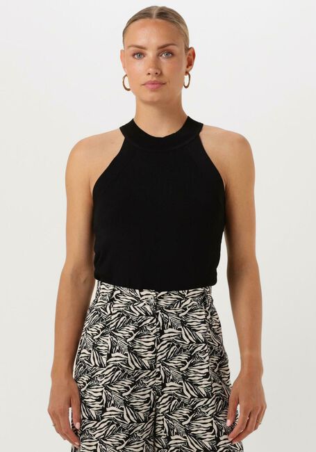 SUMMUM Haut TANK TOP DULL VISCOSE POLYAMIDE KNIT en noir - large