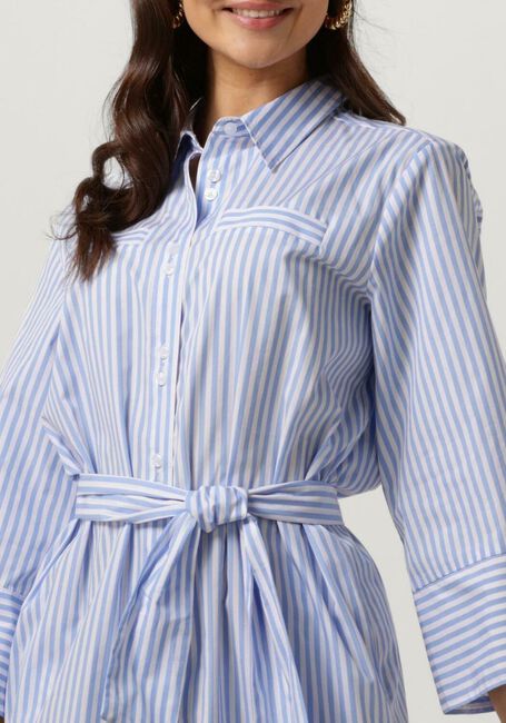 Lichtblauwe CHPTR-S Midi jurk NECESSITY DRESS - large