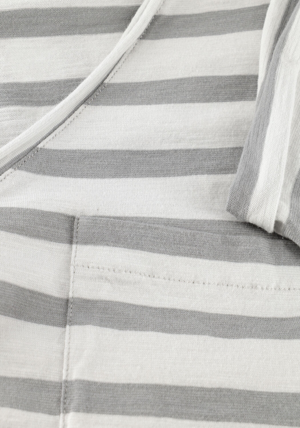 PENN & INK Haut T-SHIRT STRIPE en beige - large