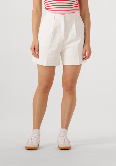 Witte NEO NOIR Broeken/jumpsuits SEGA RAMIE SHORTS - large