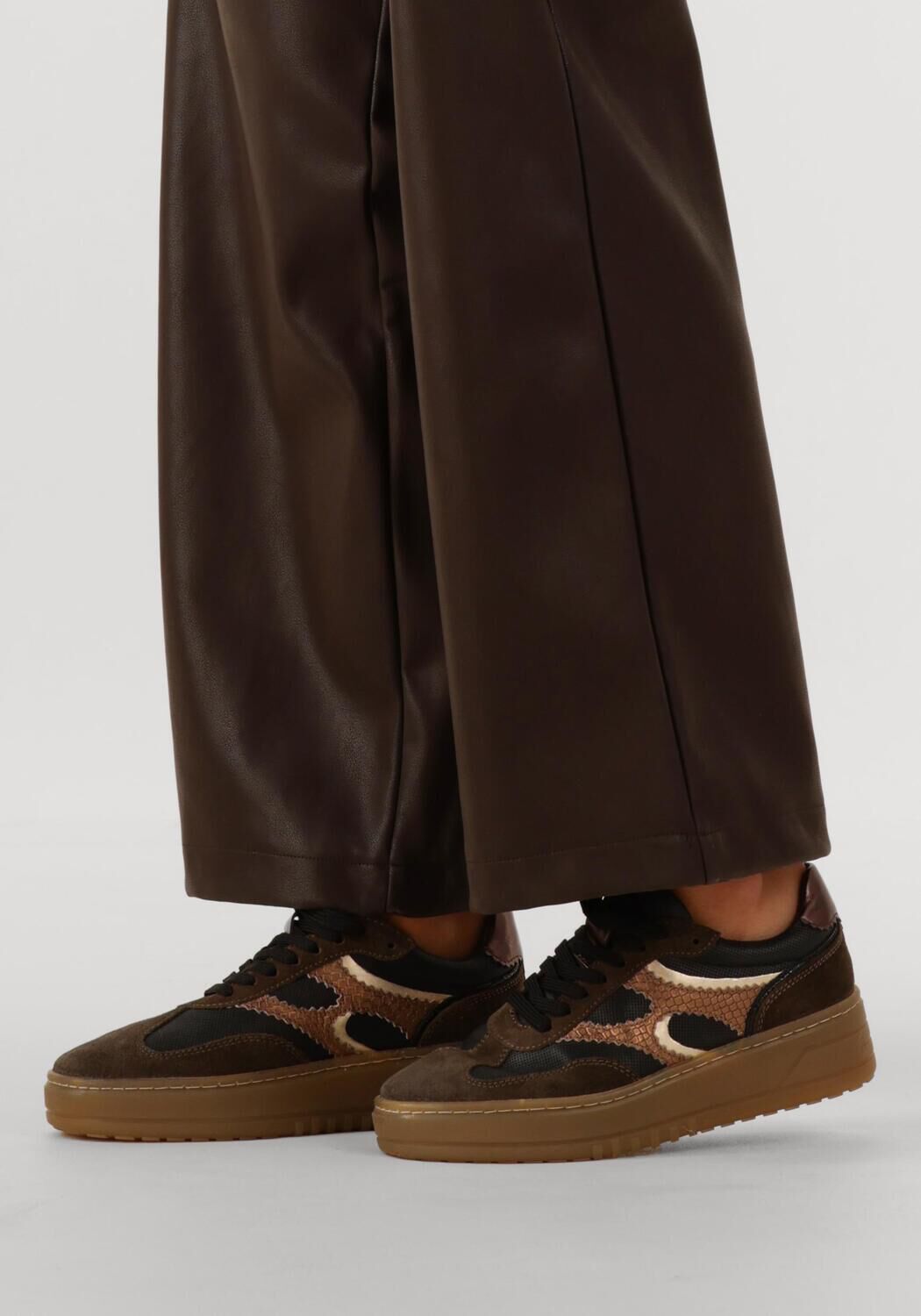 NOTRE-V Baskets basses ANEMONE-63 en marron - large