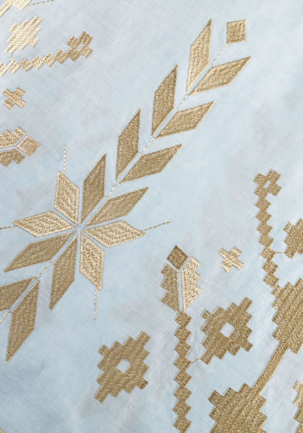 Lichtblauwe GREEK ARCHAIC KORI Maxi jurk S26K-2043211 - large