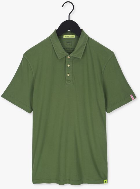 SCOTCH & SODA GARMENT-DYED JERSEY POLO IN ORGANIC COTTON - large