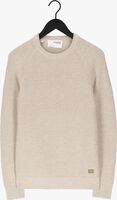 SELECTED HOMME Pull SLHIRVEN LS KNIT CREW W NOOS Blanc
