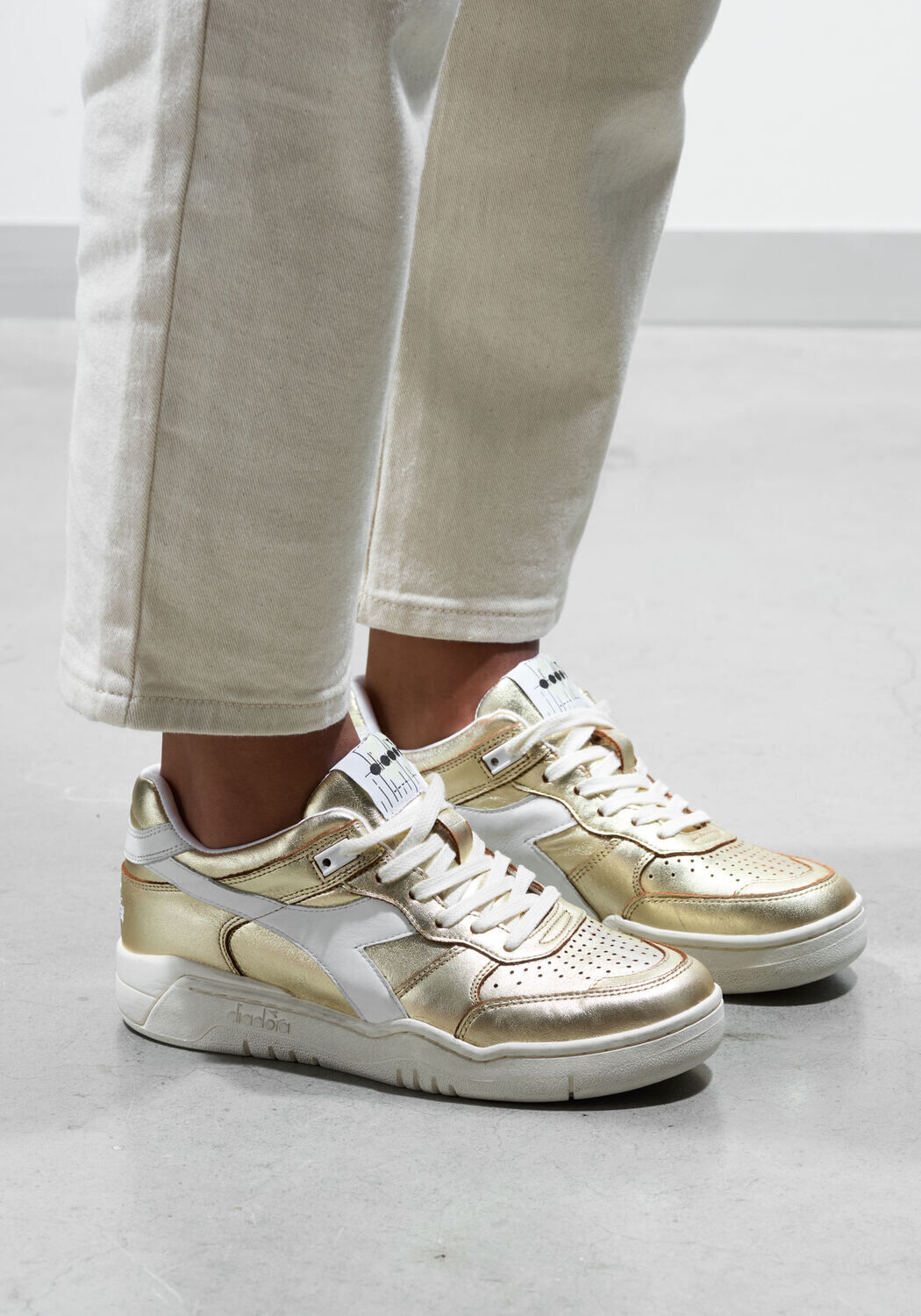 DIADORA Baskets montantes MET BASKET SNEAKER en or - medium