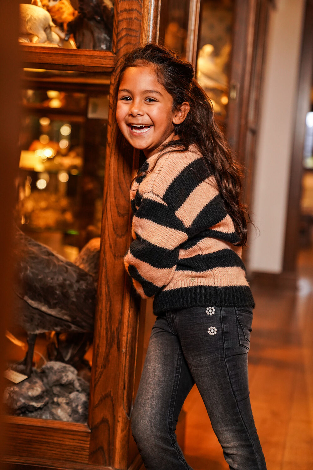 Donkergrijze KOKO NOKO Slim fit jeans O56954 - large