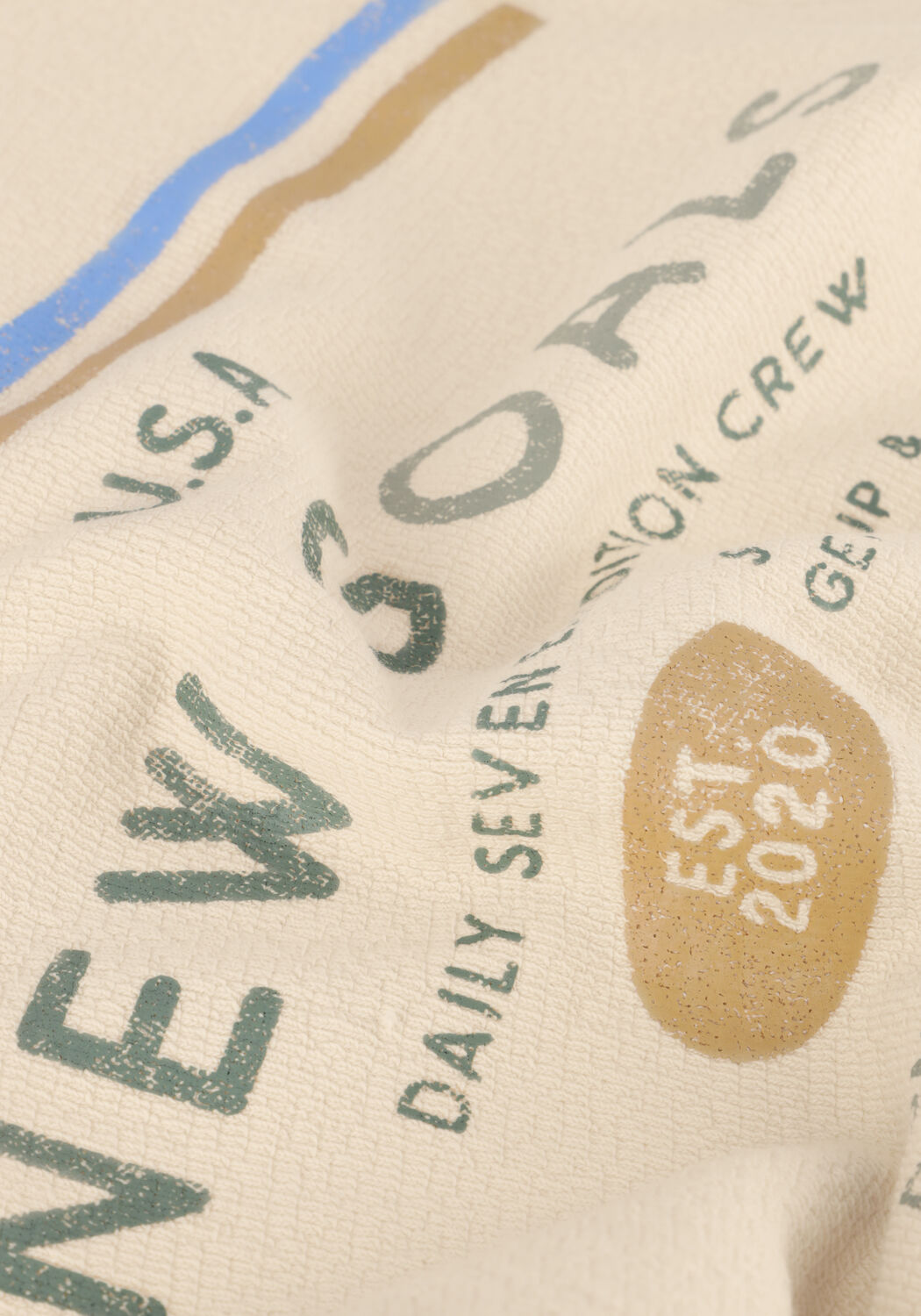 Zand DAILY7 T-shirt T-SHIRT LOOSE FIT STRUCTURE - large