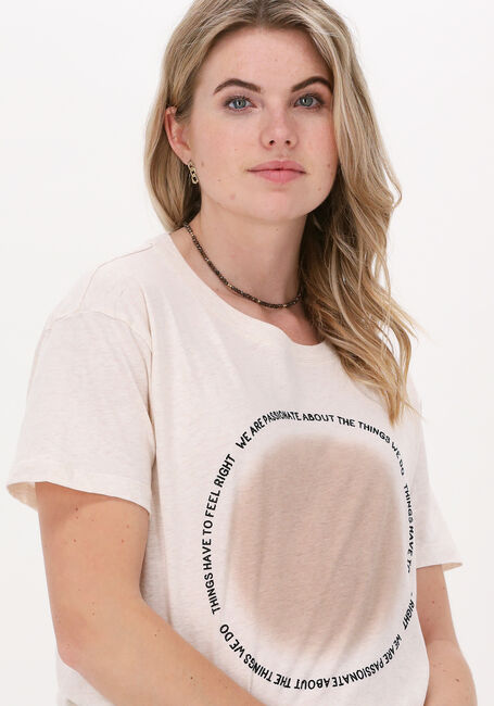 MOS MOSH T-shirt MEE TEE en beige - large