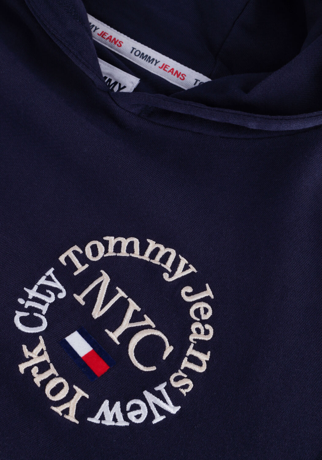 TOMMY JEANS Chandail TJM TIMELESS CIRCLE HOODIE Bleu fonc&eacute; - large