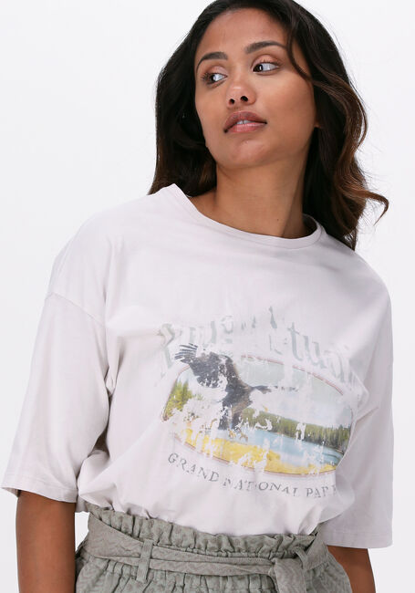 Witte ROUGH STUDIOS T-shirt CAPE TEE - large