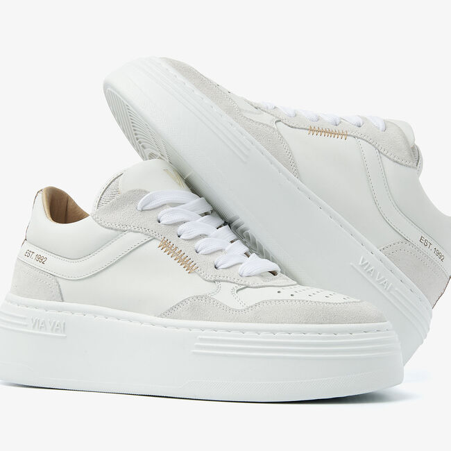 Grijze VIA VAI Sneakers ISA CECILE - large