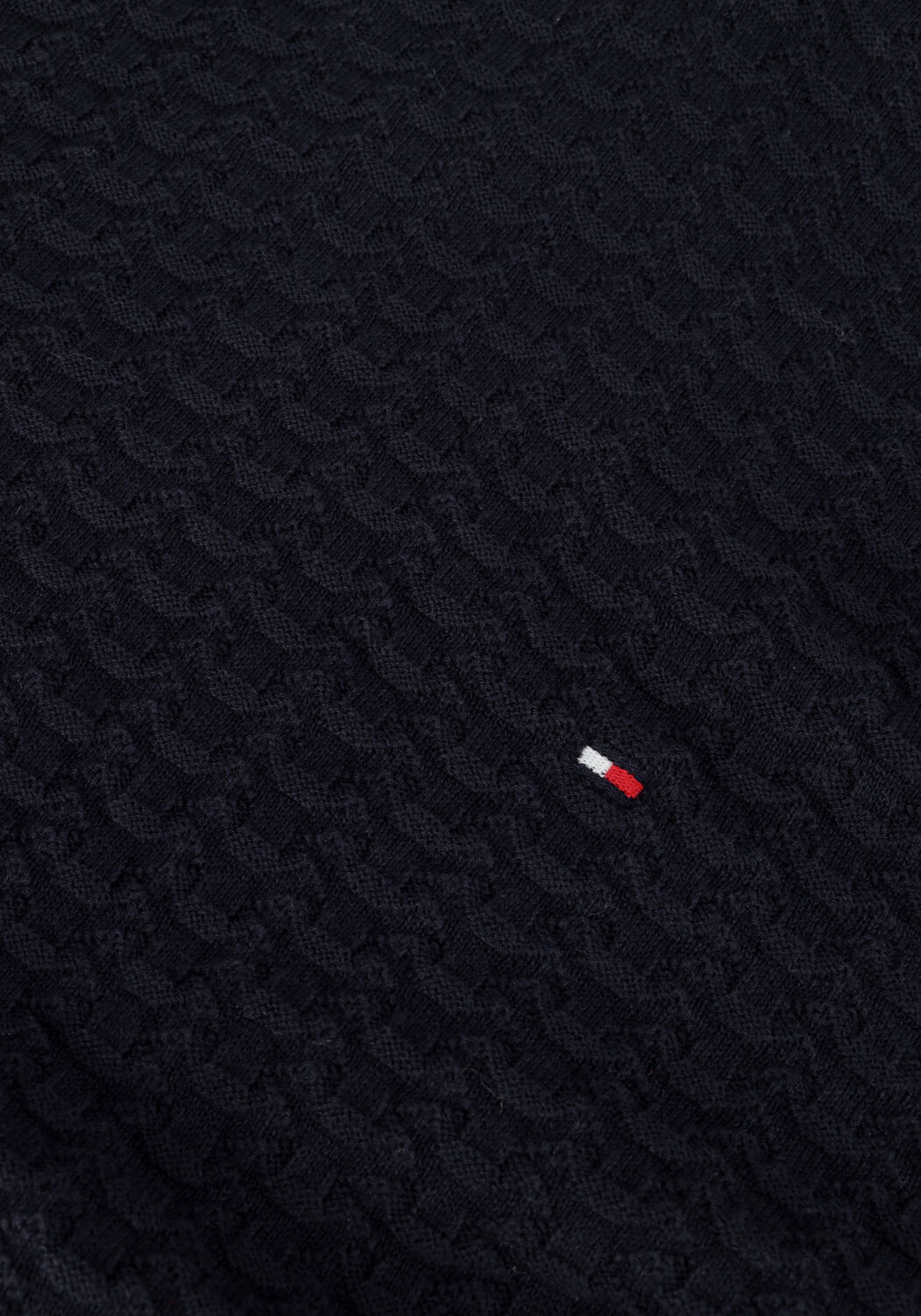 TOMMY HILFIGER Col roul&eacute; EXAGGERATED STRUCTURE ROLL NECK Bleu fonc&eacute; - large