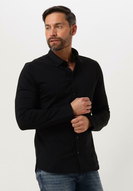PURE PATH Chemise décontracté JERSEY BASIS SHIRT en noir - large