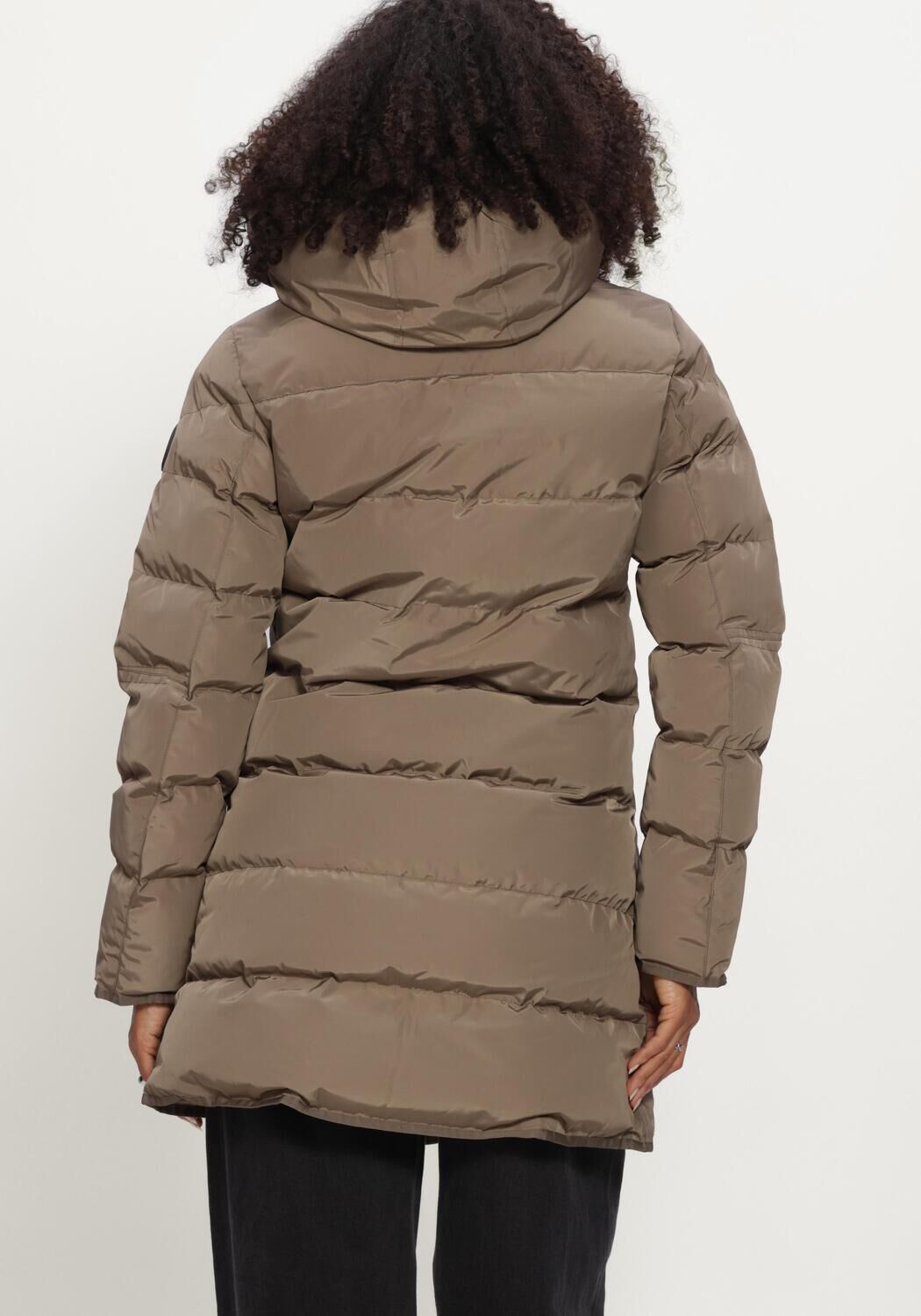 AIRFORCE Veste matelass&eacute; JADE JACKET en taupe - large