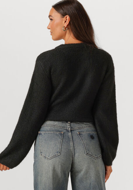 OBJECT Gilet OBJSAGGIA RE L/S KNIT CARDIGAN en noir - large