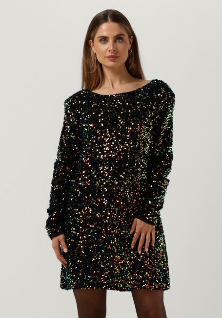COLOURFUL REBEL Mini robe TINA SEQUINS STRAIGHT DRESS en multicolore - large
