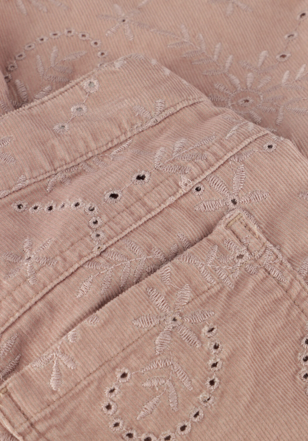 LIL' ATELIER Pantalon NMFROSE WIDE CORD BINE PANTS 6115-CG LIL Rose clair - large