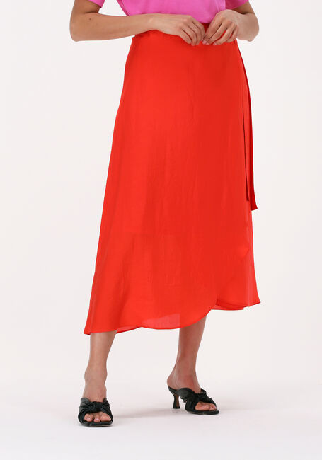 Oranje GESTUZ Midirok LUELLA WRAP SKIRT - large