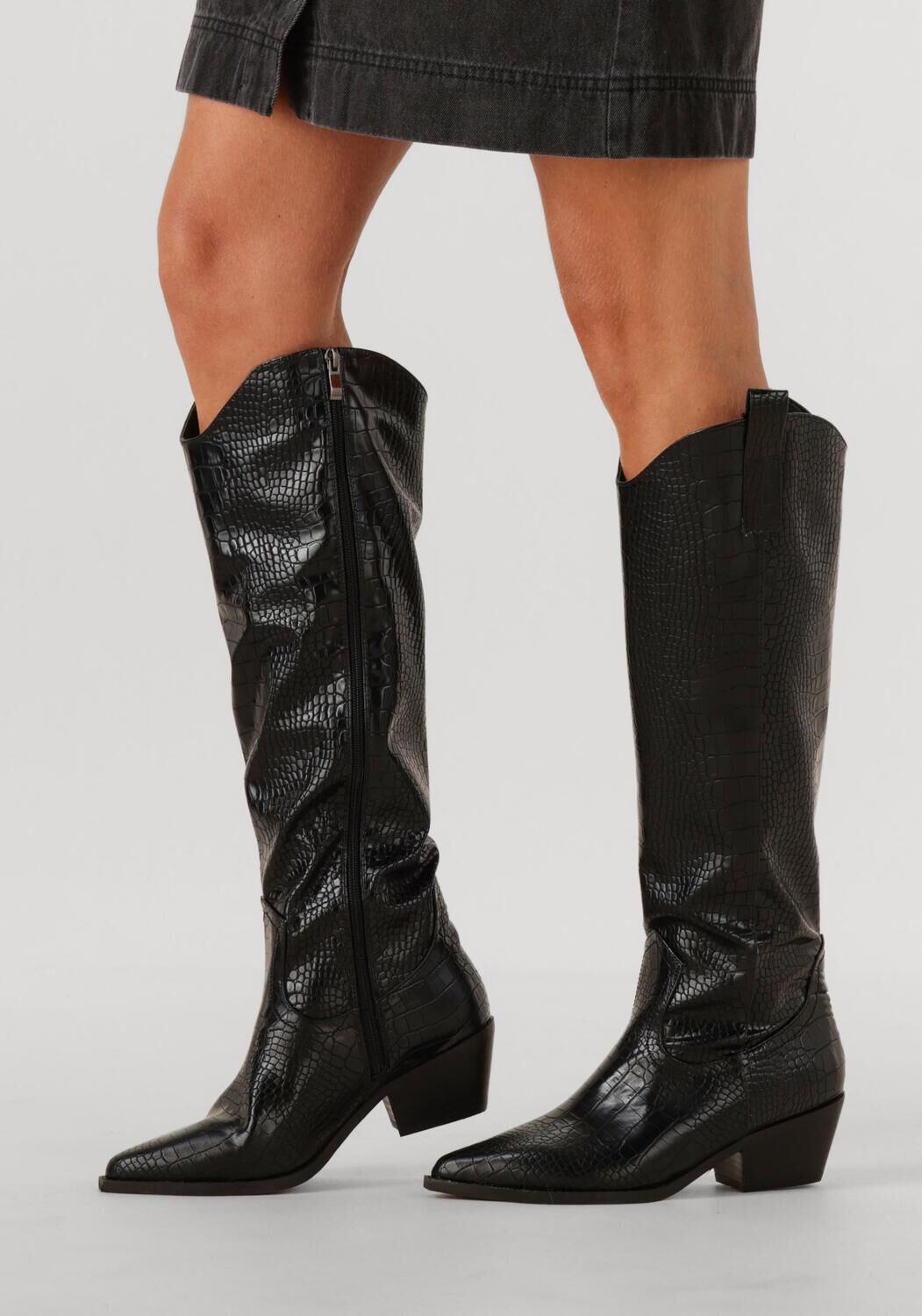 NOTRE-V Santiags 0601-09 en noir - large