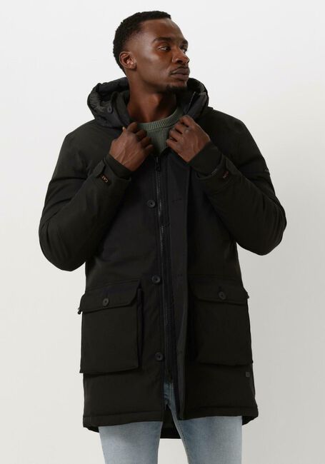 CAST IRON Parkas PARKA JACKET HIGH TWILL RAMTURE en noir - large