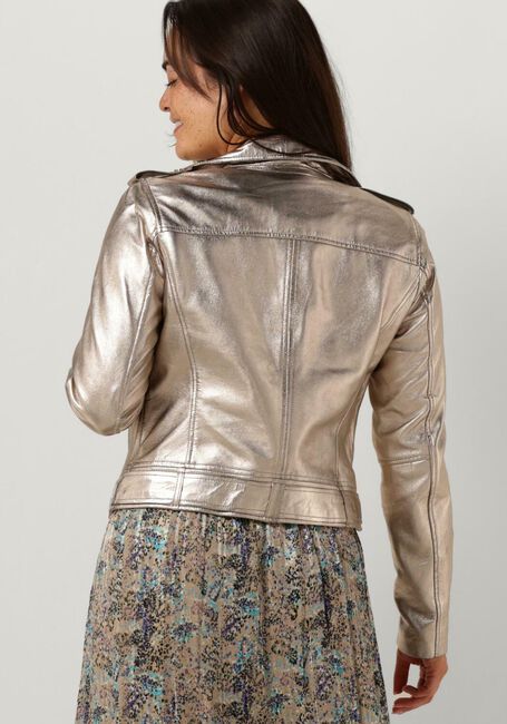 IBANA Veste en cuir MOSS METALLIC en bronze - large